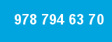 978 794 63 70 978 794 63 70